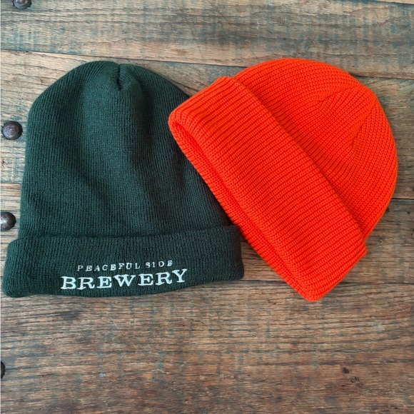 Other - Green and Orange Beanie Bundle
